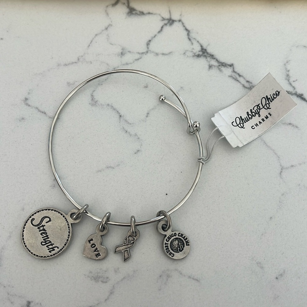 Chubby Chico charm bracelet with 4 charms
